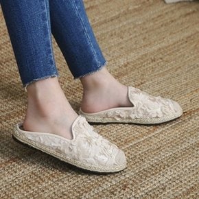 kami et muse Spangle flower espadrille slippers_KM19s091