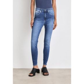 4882263 Calvin Klein HIGH RISE SUPER SKINNY ANKLE - Jeans Skinny Fit denim medium