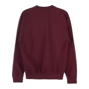 [라벨루쏘] [스포티앤리치] 여성 웰니스 아이비 스웨트셔츠 WELLNESS IVY CREWNECK MERLOT GOLD