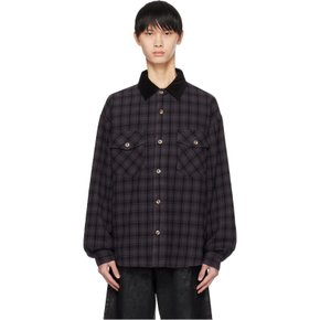 그레이 & 블랙 패딩 셔츠 M3BH03WEUF0 FJ0J Black Plaid