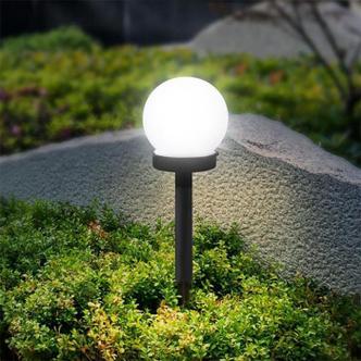 인테리어가구 LED 태양광 유리 정원등 태양열 조명 야외 잔디등 지중등 황색 백색 (S10527504)