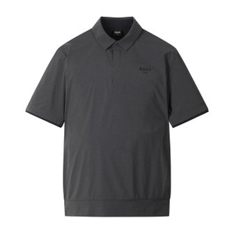 BOSS GOLF 보스골프 하이브리드 폴로 티셔츠 MAN MELANGE GREY