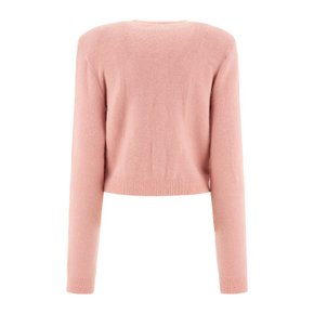 [해외배송] 셀프포트레이트 엠블리쉬 핑크 가디건 AW24 079C P Pink