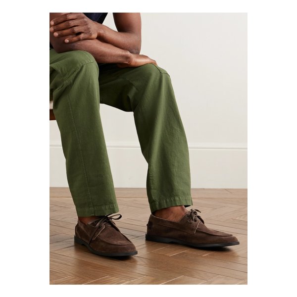 조지 클레버리 데본 스웨이드 보트 슈즈 46376663162919112