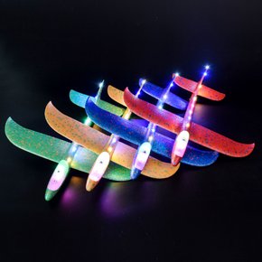 LED 비행기 행글라이더 에어 글라이더 캠핑장놀이 공원놀이 장난감 동력 스티로폼