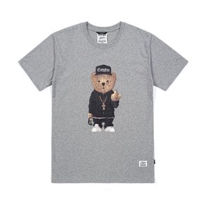 COMPTON BEAR T-SHIRTS GREY