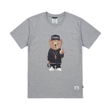 스티그마 COMPTON BEAR T-SHIRTS GREY