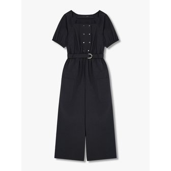 GCUT 스퀘어 넥 벨티드 점프수트_블랙 7255237117