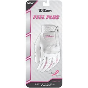 Wilson Feel Plus 여성용 왼쪽 골프 장갑 - 미디엄