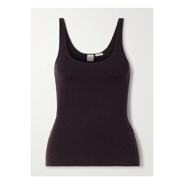 울 혼방 탱크 다크 브라운 1647597343135076