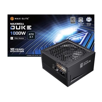 아이코다 맥스엘리트 MAXWELL DUKE 1000W 80PLUS PLATINUM 풀모듈러 ATX 3.1 파워 (PCIE5)