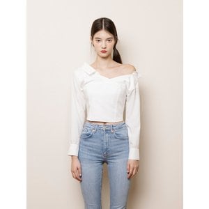 낫유어로즈 Ines shirts bustier (White)