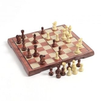  앤티크 접이식 자석 체스 휴대용체스판 보드게임[WC7D303]