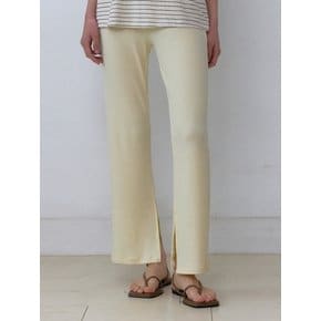 SLIT JERSEY PANTS BUTTER