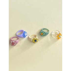 Flower Beads Ring