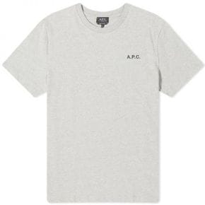 A.P.C. 아페쎄 웨이브 백 프린트 티셔츠 - 헤더 그레이 COEZB-H26365-PLB