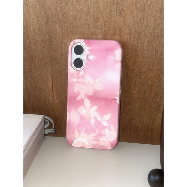 [카드수납] Pink Flower 폰케이스