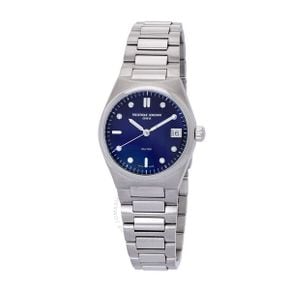 4666053 Frederique Constant Quartz Diamond Blue Dial Ladies Watch