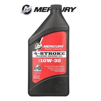 마린존 MERCURY 머큐리 4행정 선외기 엔진오일 10W30 946ml