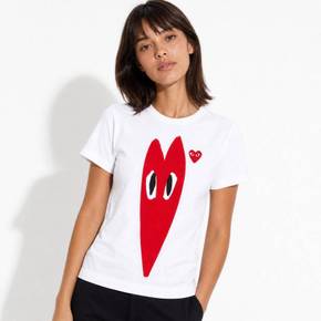 COMME DES GARCONS 롱 하트 여성 반팔티셔츠 AZ T223 051 1 1809831 AZT2230511