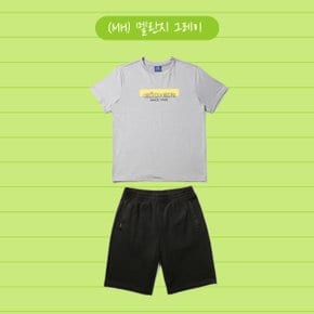 [22SS 키즈] POP 키즈 반팔 티셔츠&바지 SET, 한벌, 세트, 트레이닝복 / JUM22M81 (2COLOR)