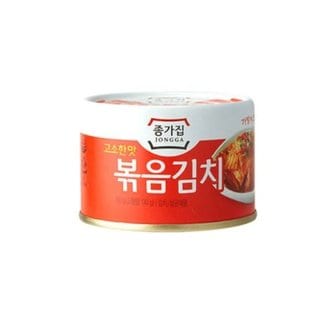 텐바이텐 종가집 포기김치 고소한맛 볶음김치160g(캔) 6캔