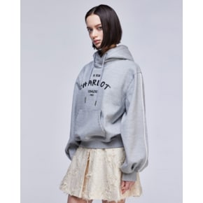 [파주점] [송지오우먼]송지오 컬렉션 샤를로 파리 페인터 후드 멜란지 그레이 WH2TS713MG