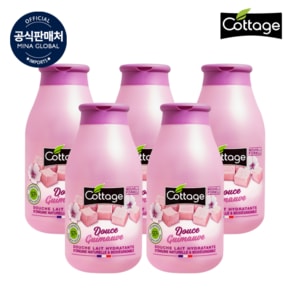 코티지 바디워시 스위트 마시멜로 모이스처라이징 샤워 밀크 250ml x 5개