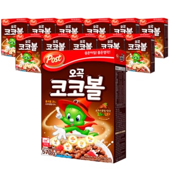 동서 포스트 오곡코코볼 570g x 12개