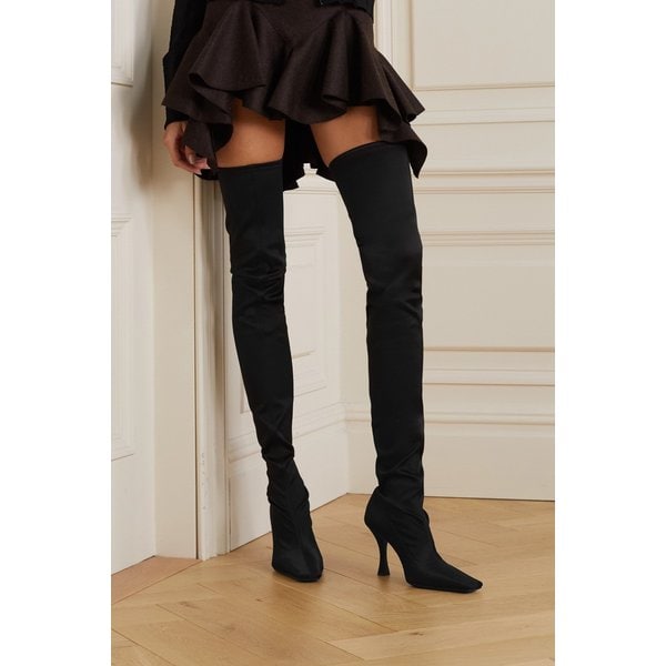 프로엔자슐러 트랩 스트레치 새틴 오버더니 부츠 45666037504897955