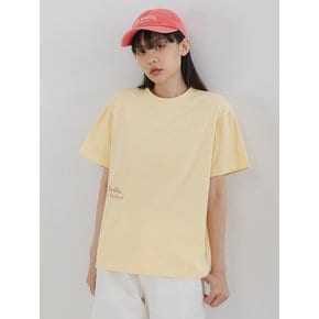 Silent beach 반팔티셔츠 BK3974_옐로우