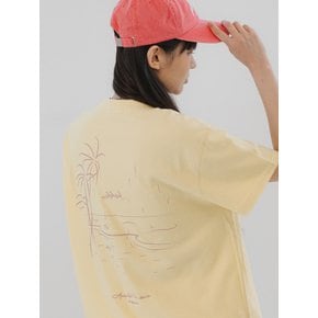 Silent beach 반팔티셔츠 BK3974_옐로우