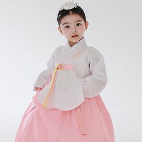 시하랑 전통 자수 아동 키즈 돌잔치 여아 고급 한복 세트_P353827658