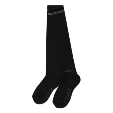 핑 [25  F/W]    여성  모혼방 라인 배색 니삭스     121E3SC056     (출시가 38,000)