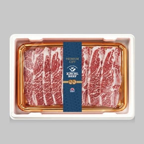미국산 프리미엄 초이스 LA꽃갈비 소고기 명절 선물세트 2.5kg