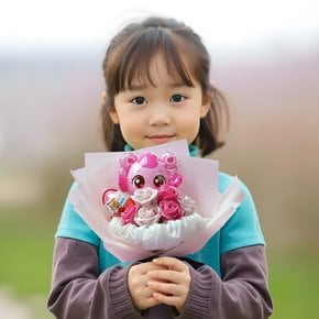 티니핑 캐릭터 풍선인형 비누꽃 조화 장식 하츄핑 킨더꽃다발 졸업식 학예회 입학식