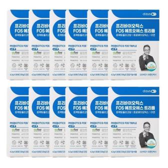 셀러허브 [단비] 데이즈온 프리바이오틱스 POS 에프오에스 트리플 유산균 30포 x 12박스 (S48726710)