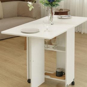 마켓비엔티 접이식 확장형 테이블 폴더블 선반 식탁 침실 사이드 책상
