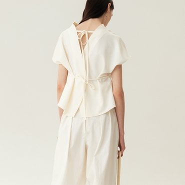 킨더살몬 RESORT23 Tunic Top Seashell