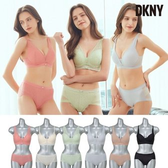 DKNY 어반 블룸 콜렉션 여성 브라팬티 2종 택일