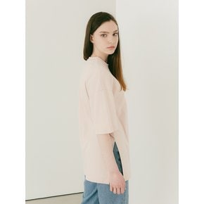 SIDE LINE OVERFIT SLEEVE (LIGHT PINK)