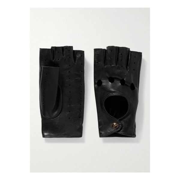 브이로고 가죽 장갑 블랙 1647597353595708