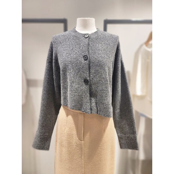 [여주점] 라마 울 블렌드 크롭 니트 가디건(SAKC47461)