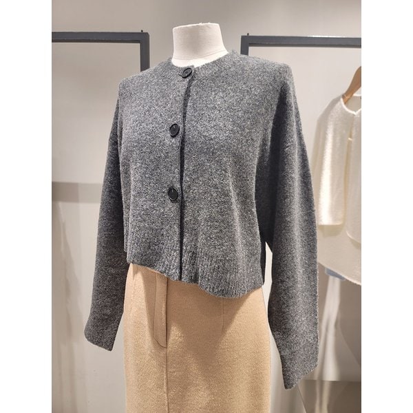 [여주점] 라마 울 블렌드 크롭 니트 가디건(SAKC47461)