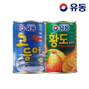 고등어 400g x1개 +황도슬라이스 400g x1개