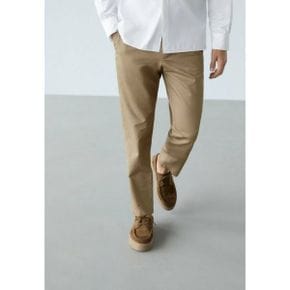 5167355 Massimo Dutti AUS FUNKTIONSSTOFF - Trousers camel