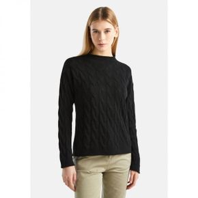 4995358 United Colors of Benetton CABLE - Jumper black