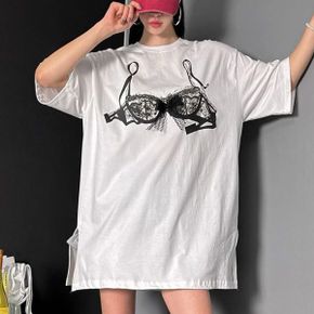 큐섹리본레이스티셔츠 MAU646M506 빅사이즈_P397359402
