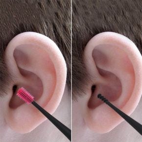 실리콘 귀이개 뚤어뻥 귀후비개 귀지제거청소기WB446