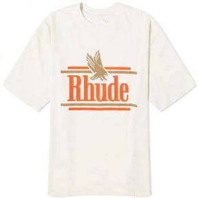 Rhude 루드 Rossa 티셔츠 - Vtg 화이트 RHPS24TT10012611